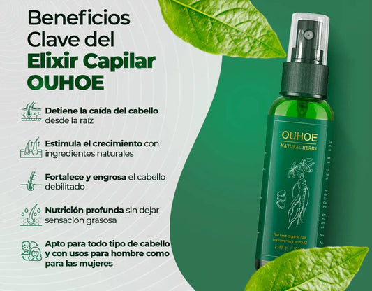 Tonico OUHOE Anticaída & Crecimiento Capilar 100ml